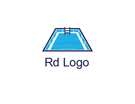 swimming pool with ladder