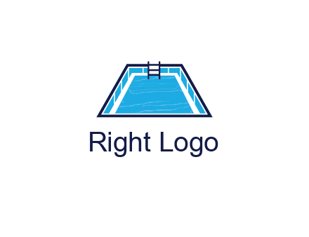 swimming pool with ladder