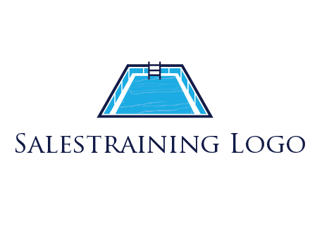swimming pool with ladder