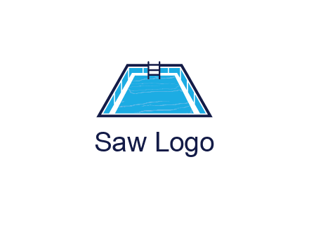 swimming pool with ladder