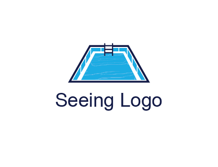 swimming pool with ladder