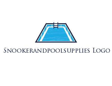swimming pool with ladder