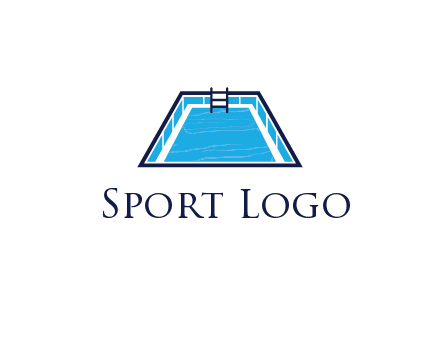 swimming pool with ladder