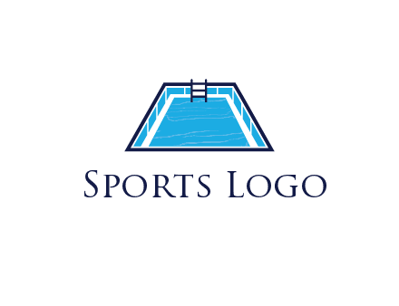 swimming pool with ladder