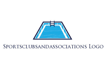 swimming pool with ladder