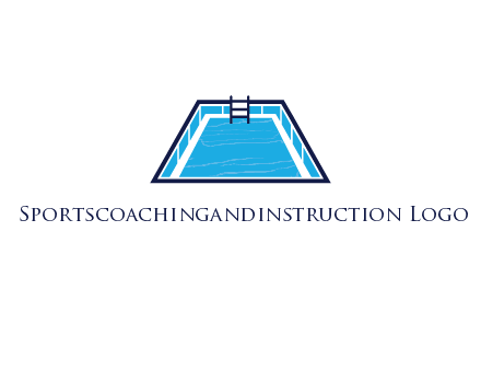 swimming pool with ladder