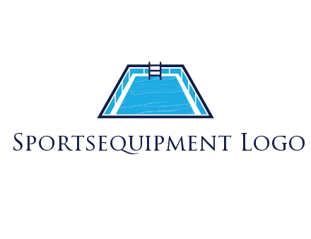 swimming pool with ladder