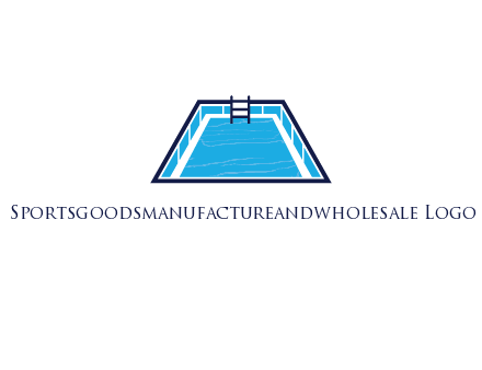 swimming pool with ladder
