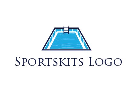 swimming pool with ladder