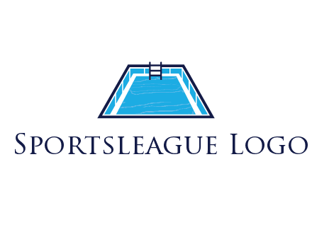 swimming pool with ladder
