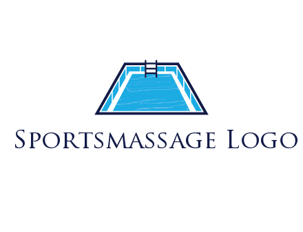 swimming pool with ladder