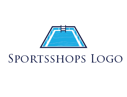 swimming pool with ladder