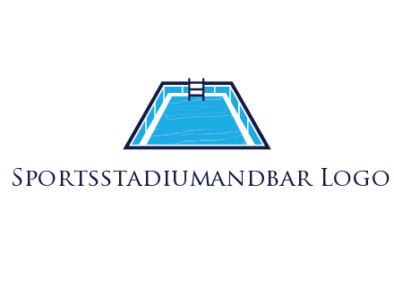 swimming pool with ladder
