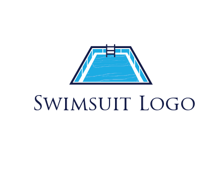 swimming pool with ladder