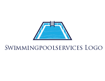 swimming pool with ladder