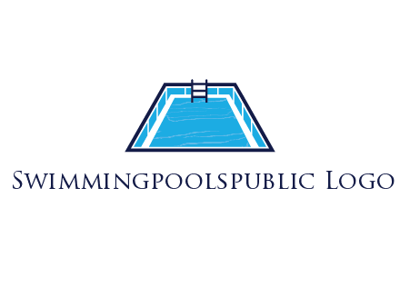 swimming pool with ladder