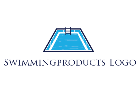 swimming pool with ladder