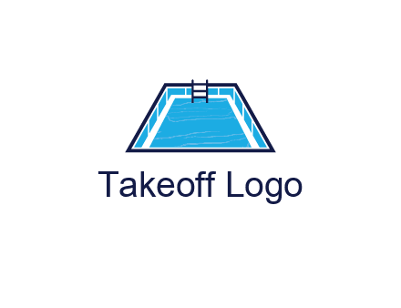 swimming pool with ladder