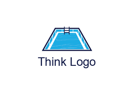 swimming pool with ladder