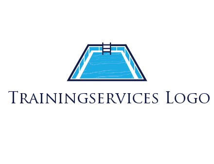 swimming pool with ladder