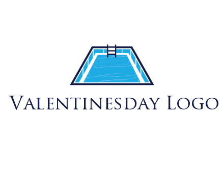 swimming pool with ladder