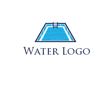 swimming pool with ladder