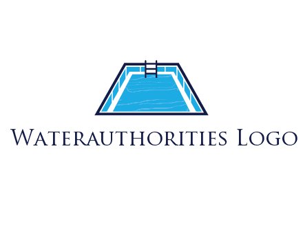 swimming pool with ladder