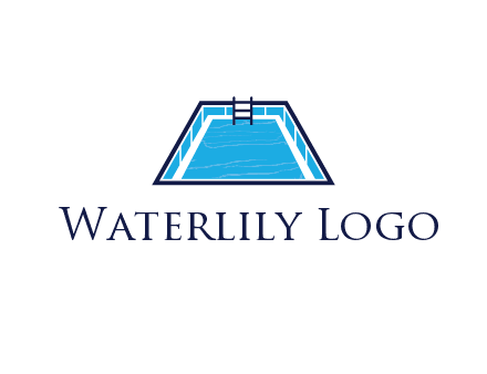 swimming pool with ladder