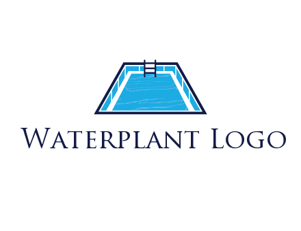 swimming pool with ladder