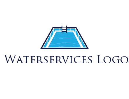 swimming pool with ladder