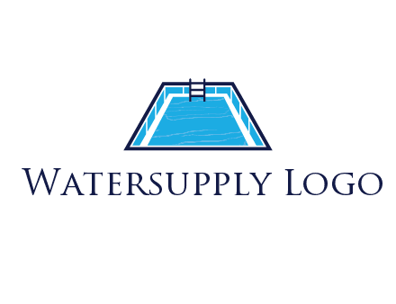 swimming pool with ladder