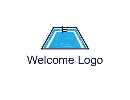 swimming pool with ladder