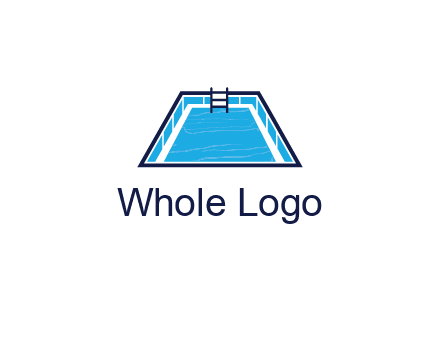 swimming pool with ladder