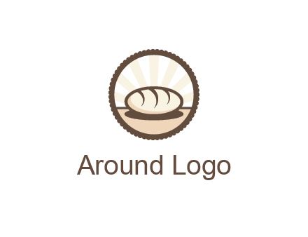 sparkle behind bread in circle 