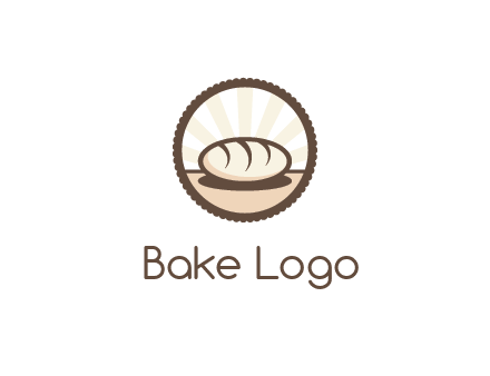 sparkle behind bread in circle 
