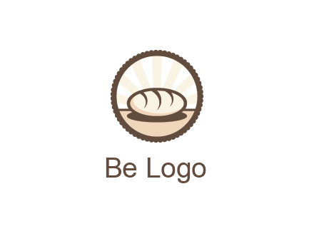 sparkle behind bread in circle 