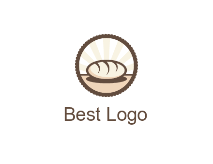 sparkle behind bread in circle 