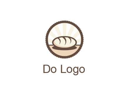 sparkle behind bread in circle 