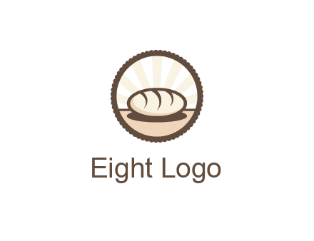 sparkle behind bread in circle 