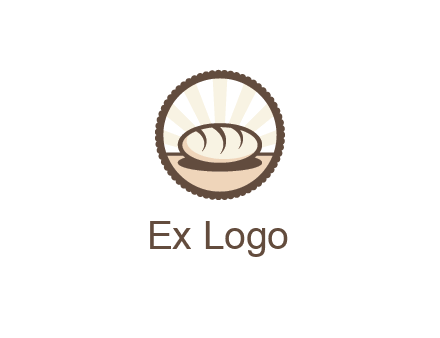 sparkle behind bread in circle 