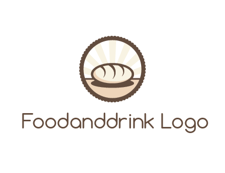 sparkle behind bread in circle 