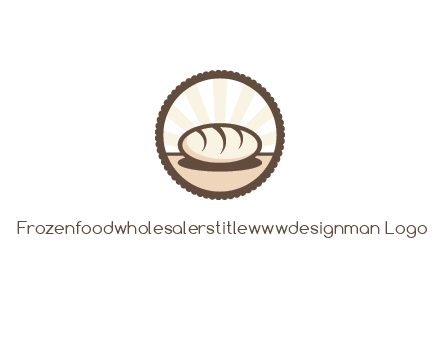 sparkle behind bread in circle 