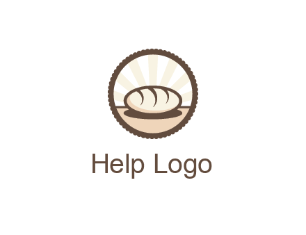 sparkle behind bread in circle 