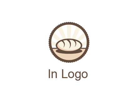 sparkle behind bread in circle 