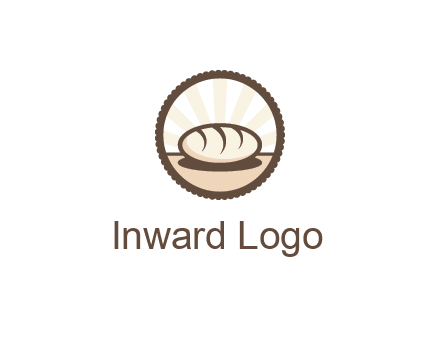 sparkle behind bread in circle 