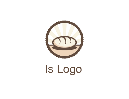 sparkle behind bread in circle 