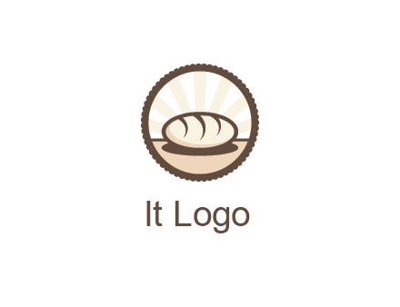 sparkle behind bread in circle 