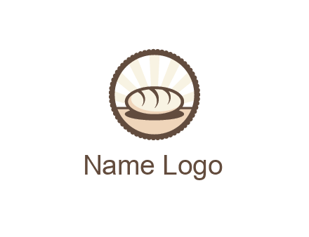 sparkle behind bread in circle 