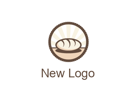 sparkle behind bread in circle 