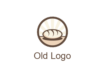 sparkle behind bread in circle 